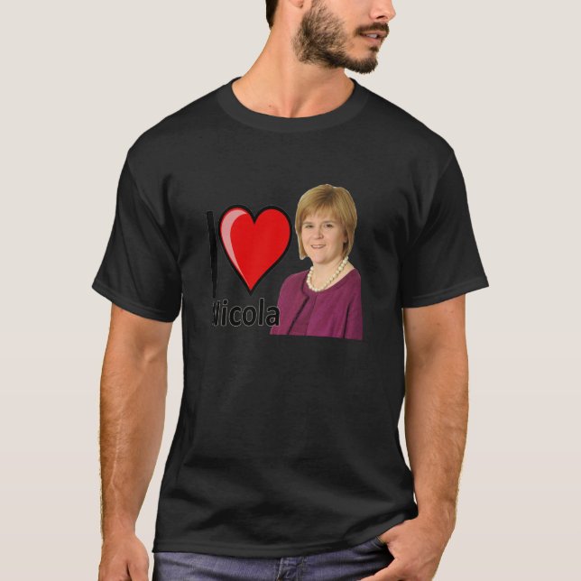 I Love Nicola Sturgeon Essential  T-Shirt (Front)