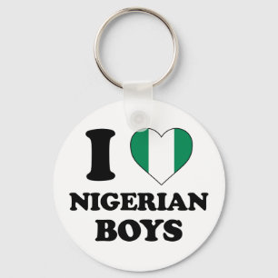 I love Nigerian boys Key Ring