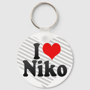 I love Niko Key Ring