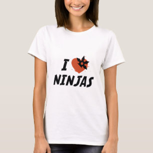 I Love Ninjas T-Shirt