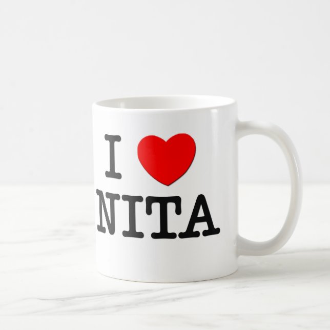 I Love Nita Coffee Mug (Right)