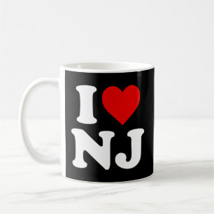 I Love Nj Heart New Jersey Coffee Mug