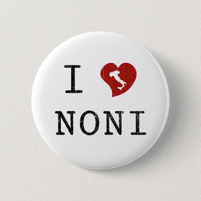 I Love Noni 6 Cm Round Badge (Front)