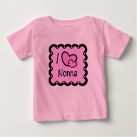 I Love Nonna Cute T-Shirt