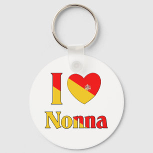 I love Nonna Key Ring