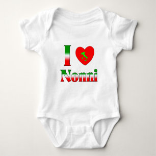 I Love Nonni Baby Bodysuit