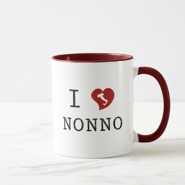 I Love Nonno Mug (Right)