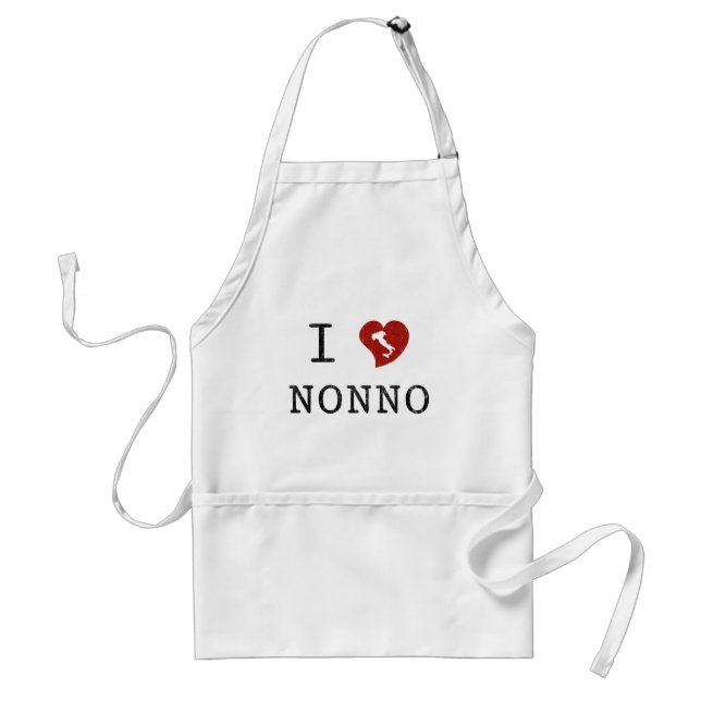 I Love Nonno Standard Apron (Front)