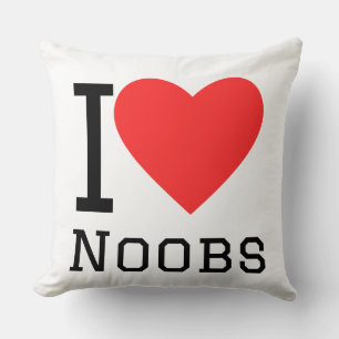 I love noobs cushion