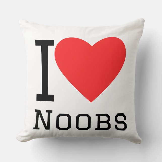 I love noobs cushion (Front)