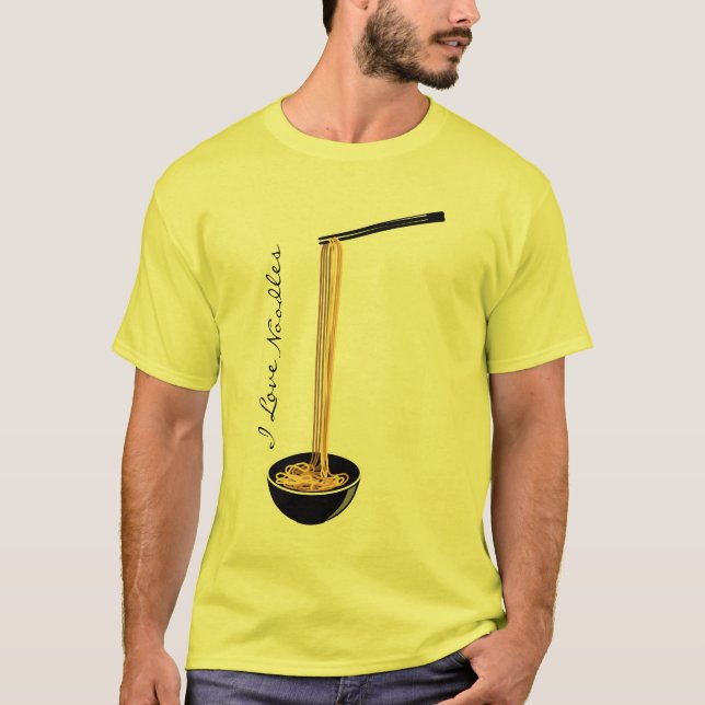 I Love Noodles T-Shirt (Front)
