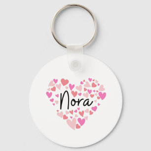 I love Nora Key Ring