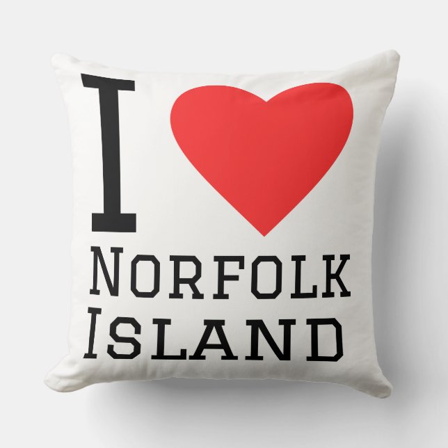 I love Norfolk Island  Cushion (Front)