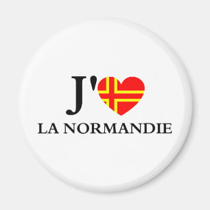 I love Normandy Magnet