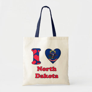 I love North Dakota Tote Bag