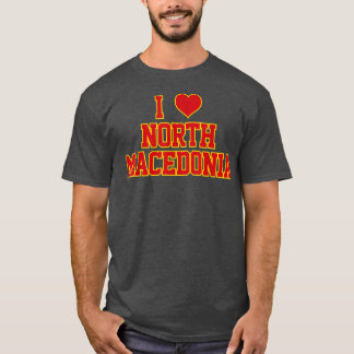 I Love North Macedonia T-Shirt