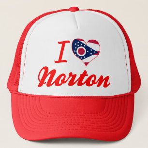 I Love Norton, Ohio Trucker Hat