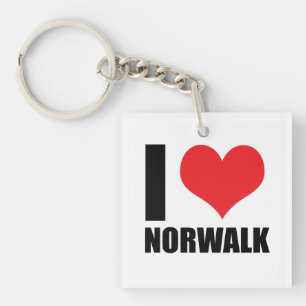 I love Norwalk Key Ring