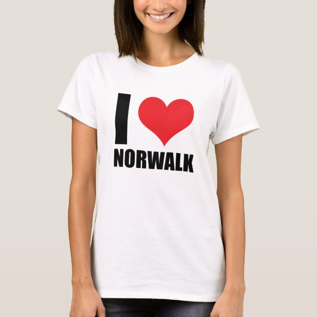 I love Norwalk T-Shirt (Front)