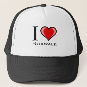 I Love Norwalk Trucker Hat