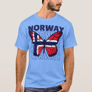 I Love Norway Norwegian Flag Norwegian Pride T-Shirt