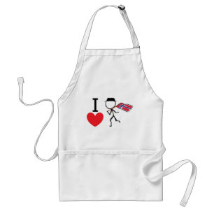 I Love Norway Standard Apron