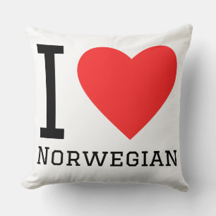 I love Norwegian  Cushion
