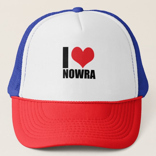 I love Nowra Trucker Hat (Front)