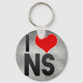 I Love NS Key Ring