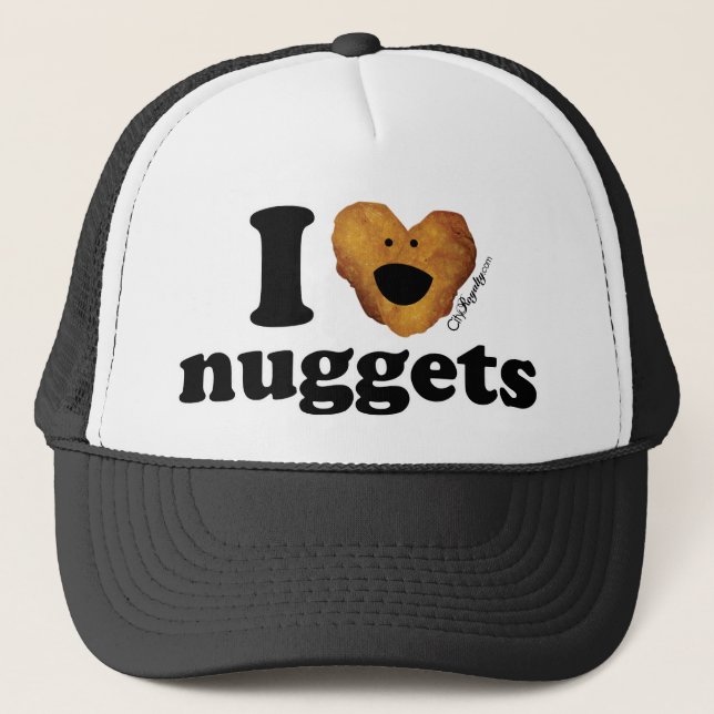 I love nuggets trucker hat (Front)