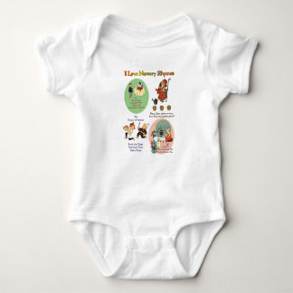I LOVE NURSERY RHYMES (#3) BABY BODYSUIT
