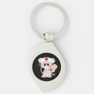 I Love Nursing fun key chain