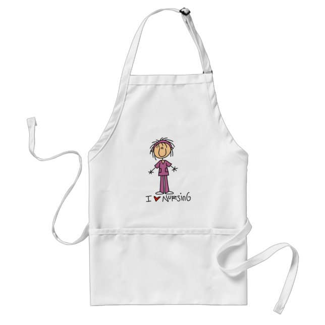 I Love Nursing Tshirts and Gifts Standard Apron (Front)