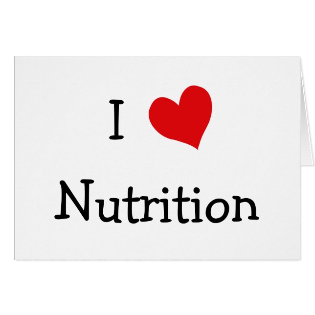 I Love Nutrition (Front Horizontal)
