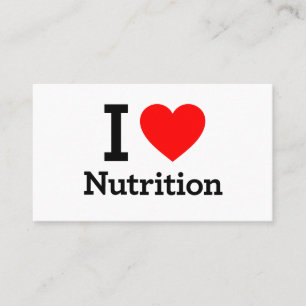 I Love Nutrition Business Card