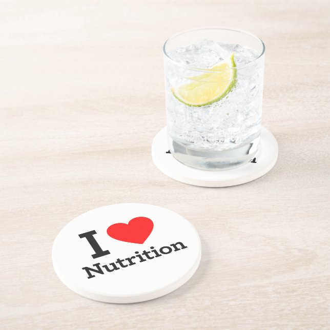 I Love Nutrition Coaster (Side)