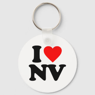 I LOVE NV KEY RING