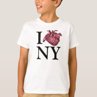 I Love NY with anatomically correct heart t-shirt