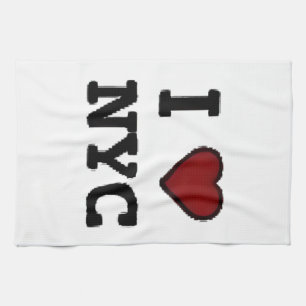 I Love NYC heart Tea Towel