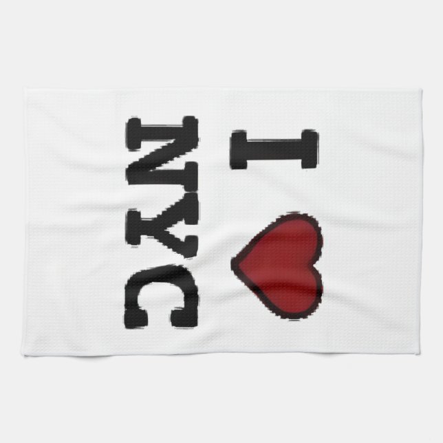 I Love NYC heart Tea Towel (Horizontal)