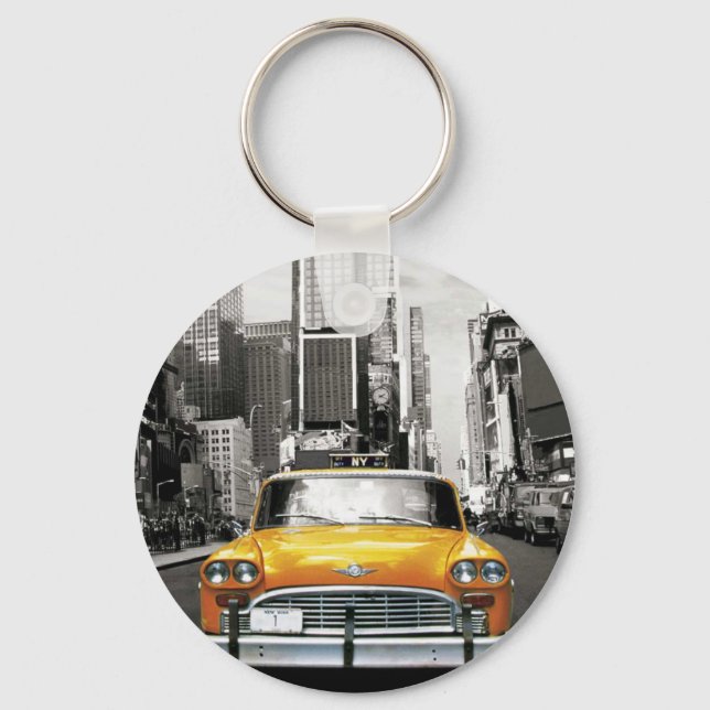 I Love NYC - New York Taxi Key Ring (Front)