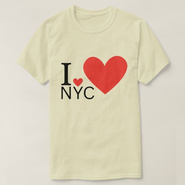 I Love NYC T-Shirt (Design Front)
