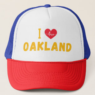 i love Oakland, California Trucker Hat