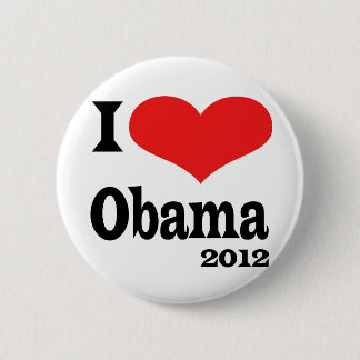 I Love Obama4x4 6 Cm Round Badge