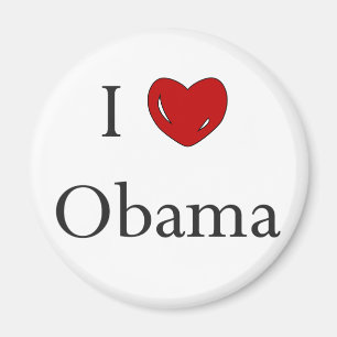I love Obama Magnet