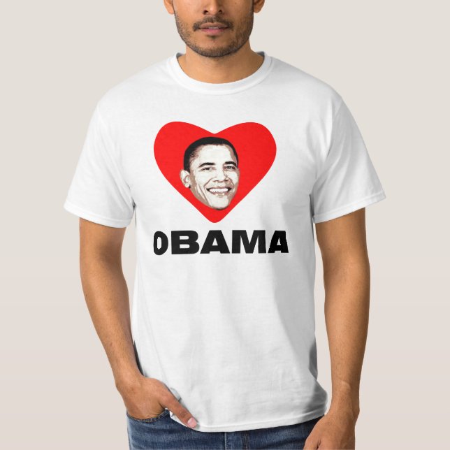 I Love Obama T-Shirt (Front)