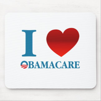 I Love Obamacare Mouse Pad
