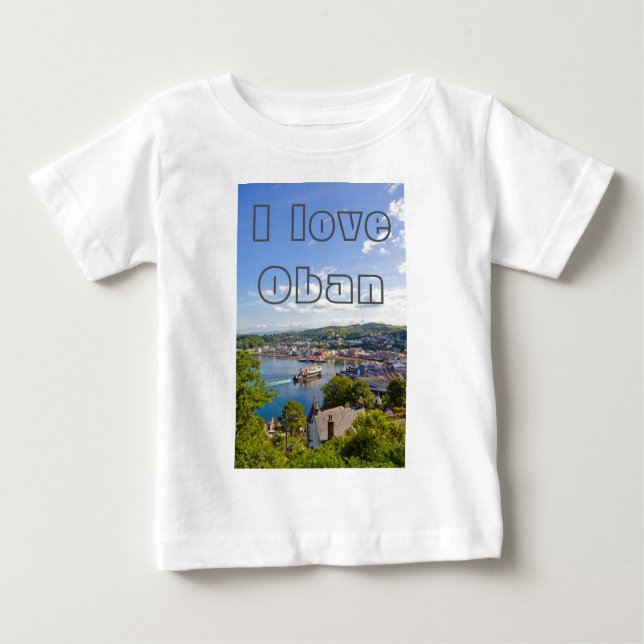 I love Oban, customisable t shirt (Front)