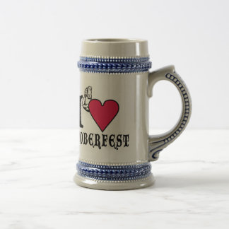 I love Octoberfest Beer Stein