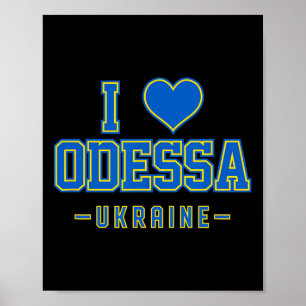 I Love Odessa Ukraine Poster